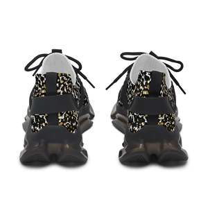 Sneakers in tela nere con suola Air Sole, scarpe urbane trendy ed eleganti - Product Image 3