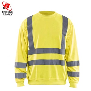 Sudadera con capucha de alta visibilidad impermeable para hombre con características de seguridad reflectantes logotipo personalizable precio al por mayor - Product Image 5