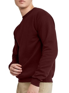 Al Aire Libre superventas nuevo estilo hombres pulóver sudadera hecho en fábrica Color sólido liso alargado de talla grande pulóver sudadera - Product Image 4