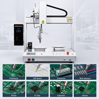 Robot de soudage entièrement automatique à double station 4 axes pour cartes de circuits imprimés