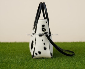 Sac fourre-tout de luxe en cuir véritable à poils, avec fermeture éclair, style vintage tendance pour femme, personnalisable, qualité supérieure, prêt à la vente LHTB-0111 - Product Image 6
