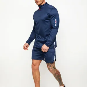 2023 çılgın kas erkek şort tek katmanlı dokuma hızlı kuruyan düz renk koşu şort spor spor rahat amerikan pantolon
