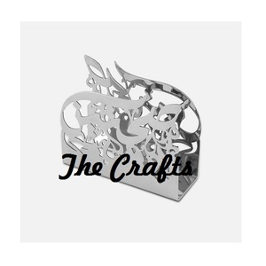 Porte-serviettes en acier inoxydable couleur or, taille et forme personnalisées, porte-serviettes pour la vaisselle de mariage - Product Image 3