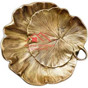 Plato de hojas de frutas de Metal hecho a mano de fundición 2025 para uso de Decoración de mesa - Product Image 3