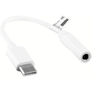 Adattatore Mumbi USB-C Maschio a Jack Cuffie Femmina da 3,5 mm Bianco per Telefono Cellulare, Nuovo di Zecca - Product Image 1