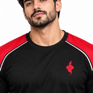T-shirt pour homme respirant, vêtement décontracté pour l'été, tissu en coton léger, coupe décontractée, manches courtes - Product Image 5