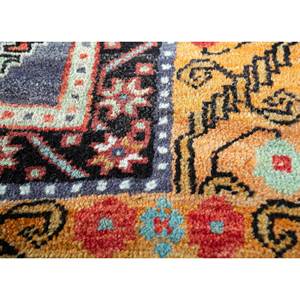Tapis en laine noués à la main Nuray, motif rectangulaire médaillon rouge-orange, pour la maison - Pae-3071, pour salon, chambre à coucher, adolescents - Product Image 3
