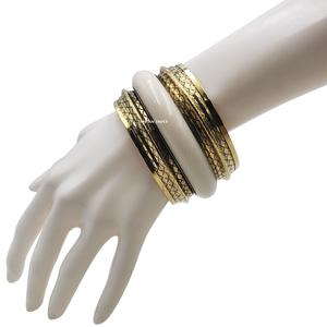 2025 nouveauté gros bracelet en laiton fait à la main Boho gitane bijoux africains Bracelet avec résine Unique mode bracelets - Product Image 1