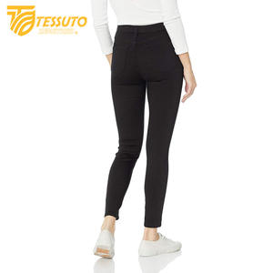 Pantalones cargo de cintura alta para mujer Vaqueros de cintura alta elegantes - Product Image 2