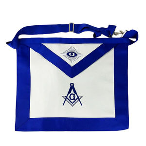 Producto más vendido al por mayor Masonic Regalia Delantal Su propio diseño Masonic Past Master Delantal - Product Image 3