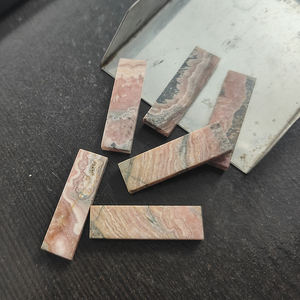 6 uds Rodocrosita Natural 35x10x4,5mm cabujón plano rectangular 167,4 Ct lote Iroc ventas calidad Rosa Rodocrosita cabina US $229,58 - Product Image 5