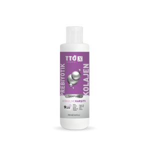 Champú Unisex TTO-X Prebiótico y Colágeno Anticaída, Hidratante y Abrillantador, 250 ml - Product Image 1