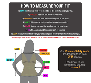 Hi Vis reflective safety clothing Vest for Ladies Nylon Construction workwear <b>security</b> Vest Custom Size <b>security</b> guard shirt - Product Image 6