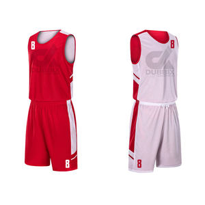 Conjunto de Uniforme de Baloncesto Personalizable, Reversible y Transpirable, 100% Poliéster Sublimado, con Letras en la Parte Delantera - Product Image 6