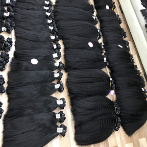 2023ร้อนขายส่วนขยายของมนุษย์คู่ตรงผมผ้าประหลาดตรงเวียดนามผม Macsara สีธรรมชาติ - Product Image 1