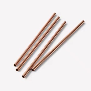 Best quality Copper <b>Straws</b> With Cleaning Brush Set Bendy Copper <b>Straw</b> Eco Friendly Copper <b>Straws</b> <b>for</b> <b>Drink</b> - Product Image 6