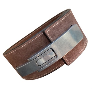 Cinturón de Cuero de la Mejor Calidad al por Mayor para Levantamiento de Pesas, Hebilla de Acero de Doble Punta, Soporte Lumbar de 4x42 Pulgadas, Colores Personalizados - Product Image 4