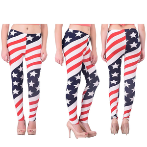 Leggings décontractés pour femmes ANSIS STAR INDUSTRIES, taille mi-haute, extensibles, respirants, en satin épais Spandex/Nylon, pour yoga, gym, course à pied et tout usage - Product Image 6