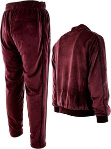 Ensemble de survêtements en velours coupe ajustée pour hommes, deux pièces à capuche personnalisées, athlétique, gym et streetwea - Product Image 3