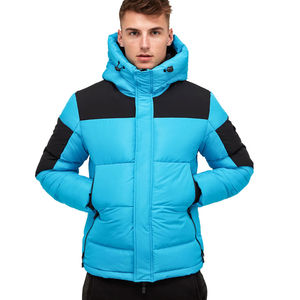 Veste d'hiver en duvet à fermeture éclair pour hommes Street Style Fashion Casual Knitted Puffer Jacket for Sale Dernières créations - Product Image 6