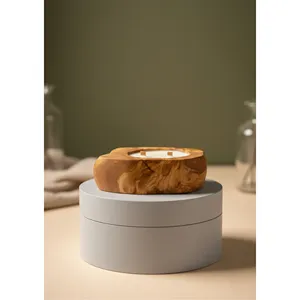 Portavelas de Madera con Soporte para Velas de Té, para Decoración del Hogar, Bodas y Navidad - Product Image 3