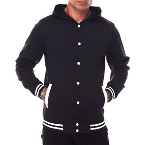 Winter Blank <b>Men</b> College Team <b>Men</b> Chenille Patches Baseball Streetwear Leather Sleeve Varsity <b>Jacket</b> - Product Image 5