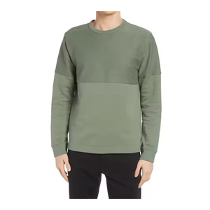 Sudadera de moda para hombre 100% algodón de punto de alta calidad puños acanalados dobladillo máxima comodidad para ropa atlética informal - Product Image 1