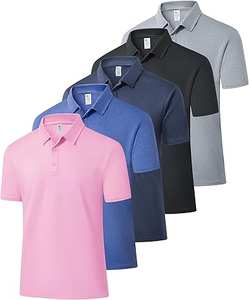 Polo unisexe en coton pur de haute qualité en gros, polo imprimé - Product Image 1