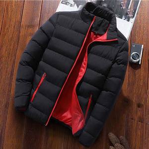 เสื้อโค้ทขนเป็ดให้ความอบอุ่นสำหรับผู้ชายเสื้อแจ็คเก็ตขนเป็ดแบบซิปคอตั้งสำหรับฤดูหนาวปี2024โลโก้ที่กำหนดเองได้ - Product Image 2