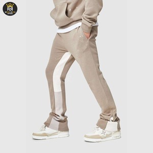 Pantalon décontracté pour homme de haute qualité, taille mi-haute, coupe évasée, léger, 100 % coton, tendance, coupe-vent, infroissable - Product Image 6