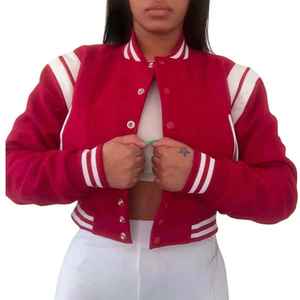 2024 Tarifa al por mayor Chaquetas universitarias profesionales de calidad premium para mujeres Chaqueta de moda de mujer de último diseño - Product Image 3