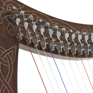 Arpa de palanca de 8 cuerdas Arpa irlandesa de madera natural | Arpa irlandesa hecha de madera de alta calidad | Mejor para la venta Arpa irlandesa - Product Image 3