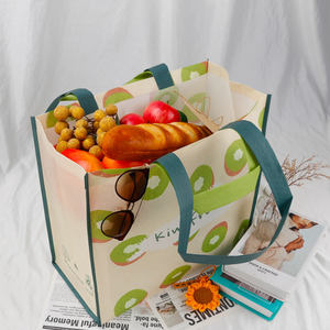 Bolsa de Compras de Tela No Tejida con Cierre de Gancho y Bucle y Asa de Cinta de Polipropileno - Product Image 3