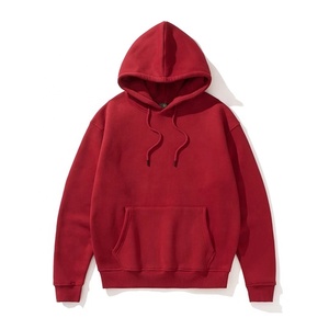 Venta al por mayor de alta calidad Pullover Hoody Streetwear 100% Heavy Cotton Premium Unisex Hombres de peso pesado 3D en relieve con capucha Suéteres - Product Image 2