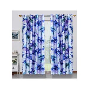 Modern Designer Multi-color Curtains Sustainable Pure Polyester Fabric Vibrant Printed Multi-pattern Wholesale Supplier - Product Image 5