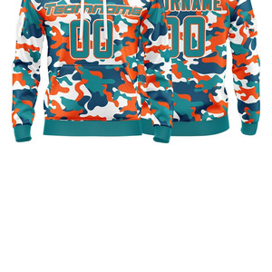 Sudadera con Capucha de Camuflaje Sublimado, Naranja, Verde, Azul, Sudadera con Capucha de Camuflaje, Ropa de Equipo Personalizada, Logotipo Personalizado, Hombre, Mujer, OEM - Product Image 4