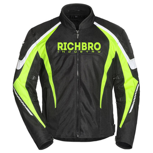 Richbro Custom Cordura impermeable de talla grande transpirable chaqueta de carreras de motos para hombres-Diseño impreso al aire libre motocicleta - Product Image 3