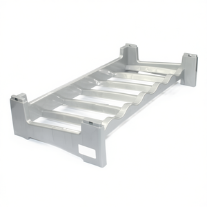 Estante para Vinos Apilable Stefanplast de 60x30x12cm para 6 Botellas, Color Plateado, Modelo 42065 para Bodegas - Product Image 2