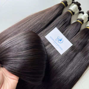 Paquetes de cabello humano virgen vietnamita doble dibujado crudo con cutícula de estilo de onda profunda suelta alineada - Product Image 1