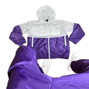 Ensemble survêtement de jogging d'hiver pour hommes, veste à capuche en coton de grande taille, écologique, de haute qualité, logo brodé personnalisé - Product Image 4