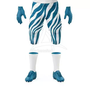 กางเกงขาสั้นชุดฟุตบอลแบบอเมริกันผ้าโพลีเอสเตอร์ระบายอากาศได้ดีโลโก้ตามสั่งสีสำหรับ100% - Product Image 5