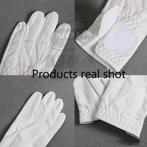 Gants de golf en cuir avec logo personnalisé à prix d'usine OEM Gants de golf en cuir Cabretta de grande qualité pour les golfeurs - Product Image 2