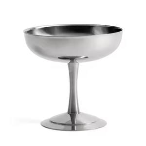 Elegante tazón de metal para helado, ideal para servir postres fríos en restaurantes, hoteles y cafeterías. - Product Image 4
