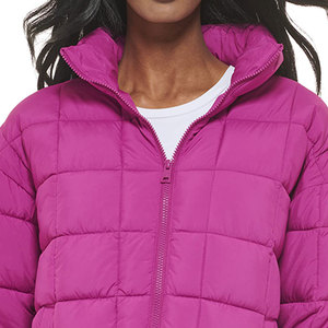 Latest Design Women Winter Casual Sports Outdoor Warm Quilted Windbreaker <b>Jacket</b> Puffer <b>Jackets</b> - Product Image 6