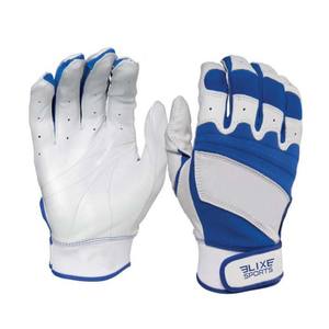 2025 New Design Leather Baseball <b>Batting</b> <b>Gloves</b> Comfortable Heavy Duty Unisex Hook & Loop Closure Training Use - Product Image 6