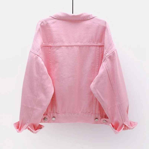 <b>Women</b> High Quality Denim <b>Jacket</b> Ladies Oversized <b>Women</b> Long Sleeve <b>Shirt</b> Denim <b>Jacket</b> for <b>Women</b> Stylish OEM Service Top Trending - Product Image 6