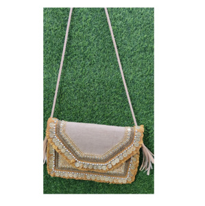 New Arrival Indian handcrafted Ladies Clutch <b>bag</b> Evening <b>Bag</b> Bohemian Women's Messenger <b>Bag</b> from India Afghani Handbag - Product Image 1