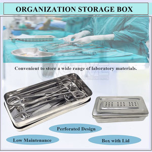Boîte d'instruments chirurgicaux professionnelle durable en acier inoxydable Boîte de stérilisation médicale en acier inoxydable - Product Image 2