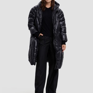 2026 Newly Design women shinny padded Jacket plus size Polyester Unisex Hooded cold proof Puffer Jacket - Product Image 1