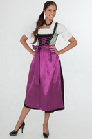 Longues femmes robes conception chaude broderie haute qualité Polyester coton mixte dames robe allemand privé emballage Costume Dirndl